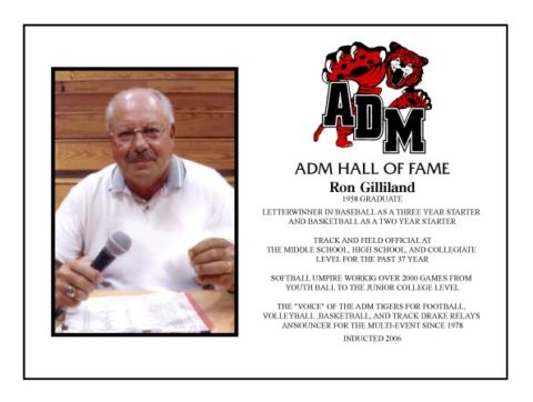ADM Alumni Hall of Fame - Ron Gilliland