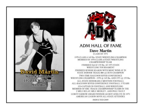 ADM Alumni Hall of Fame - David Martin