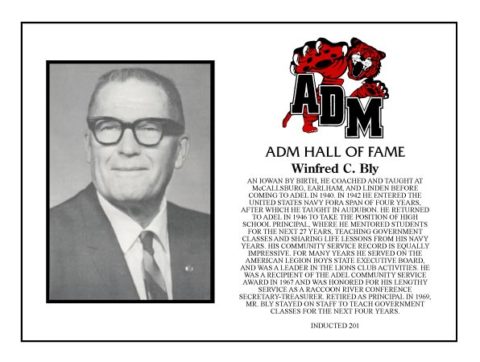 ADM Alumni Hall of Fame - Winfred C. Bly