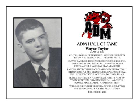 ADM Alumni Hall of Fame - Wayne Taylor