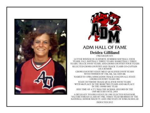 ADM Alumni Hall of Fame - Deidra Gilliland Robertson