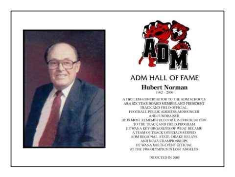 ADM Alumni Hall of Fame - Hubert Norman