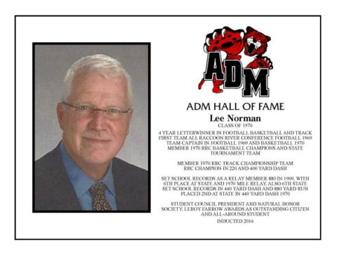 ADM Alumni Hall of Fame - Lee Norman