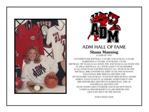 ADM Alumni Hall of Fame - Shana Manning