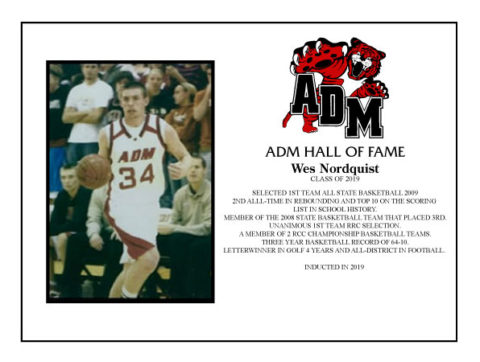 ADM Alumni Hall of Fame - Wes Nordquist